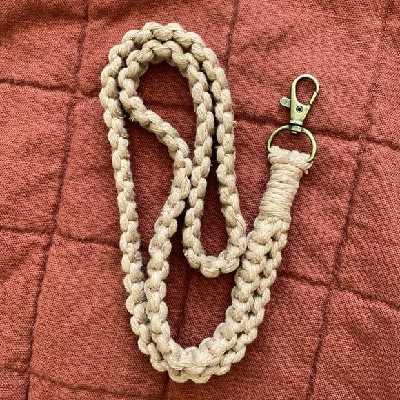 Accessories - NWOT Macrame Lanyard